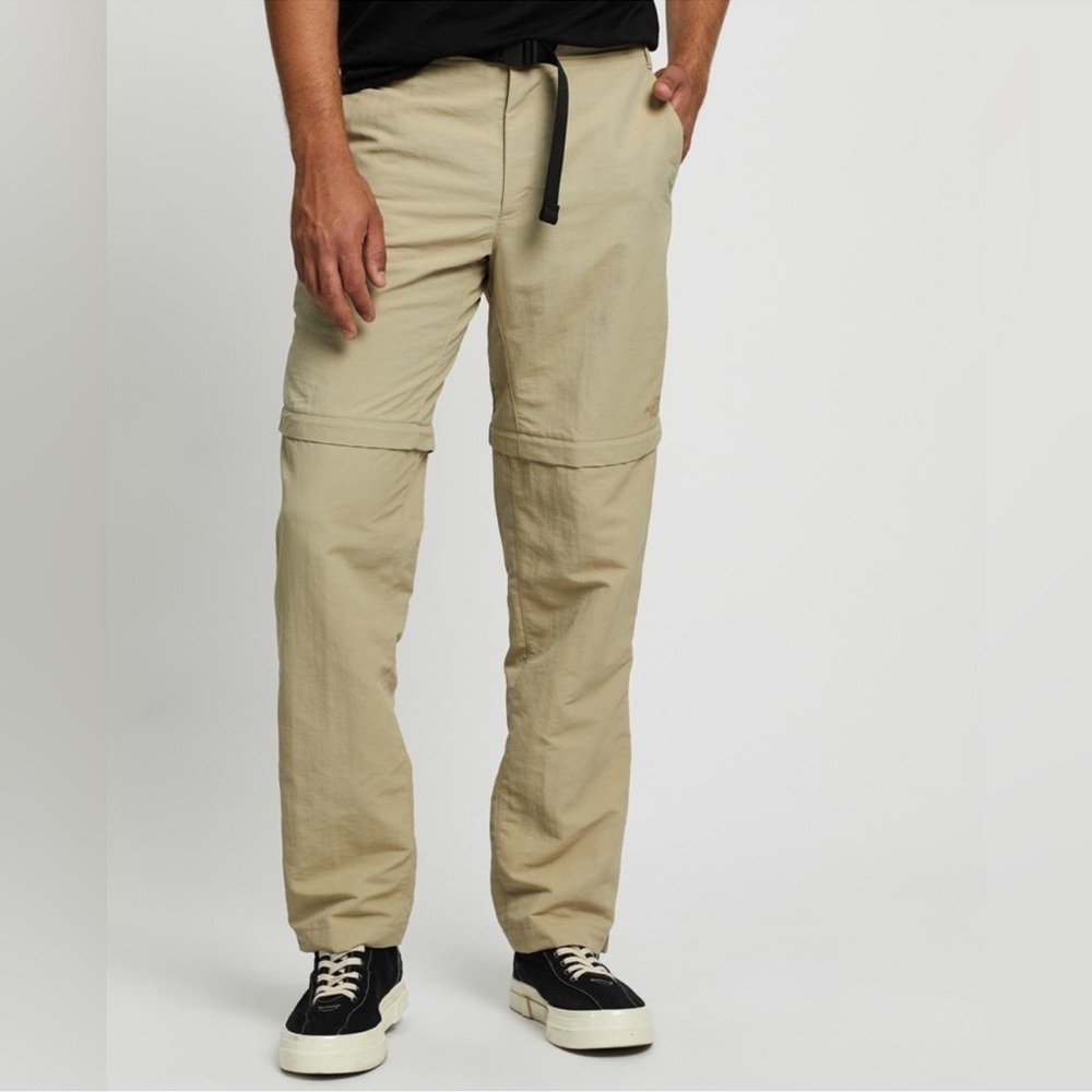 The North Face Paramount Trail convertible pants cargo excellent  tan Size XL